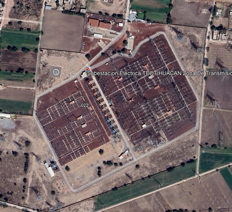 Vista aérea de la SE Teotihuacán